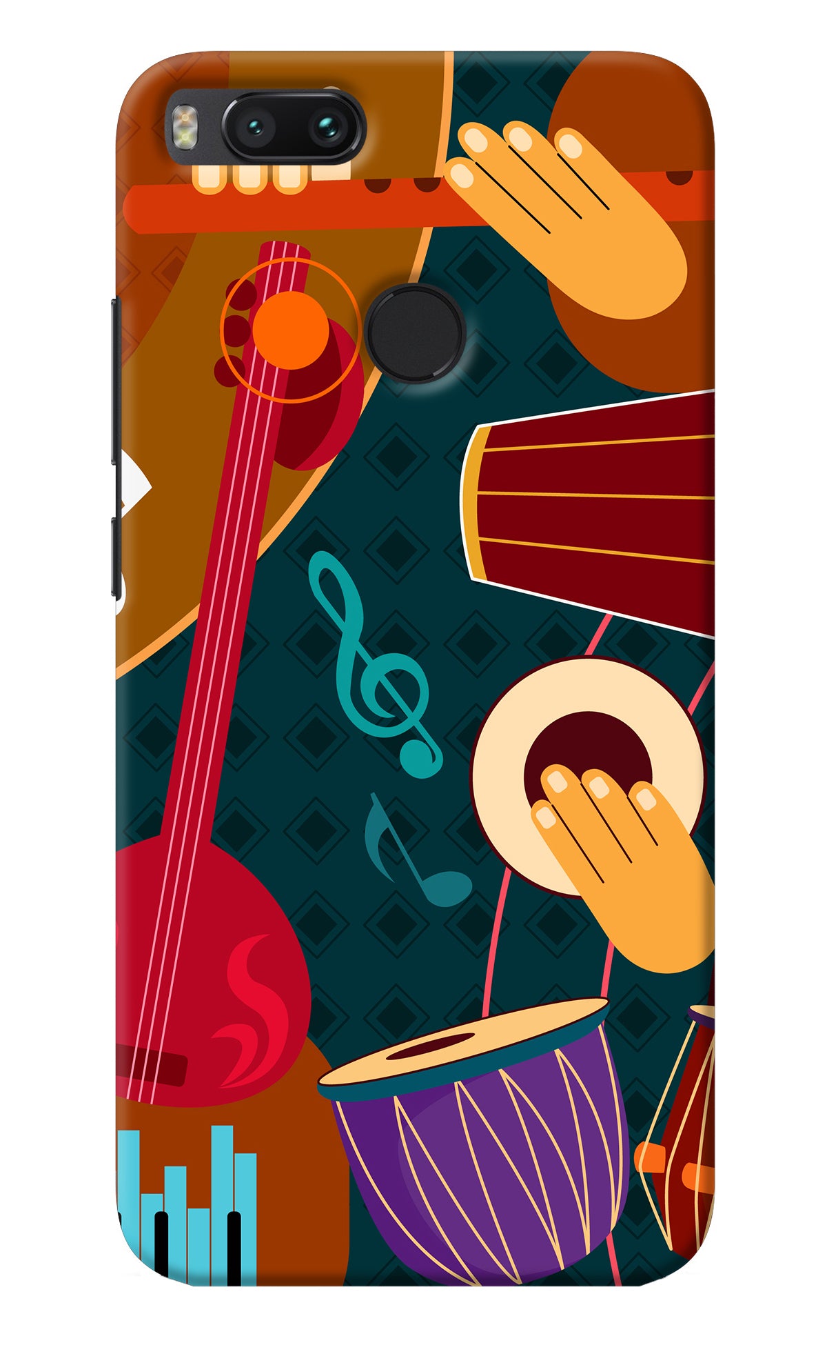 Music Instrument Mi A1 Back Cover