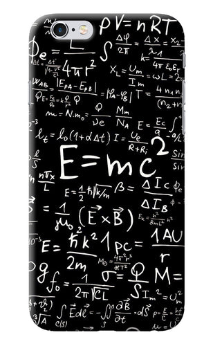 Physics Albert Einstein Formula iPhone 6/6s Back Cover