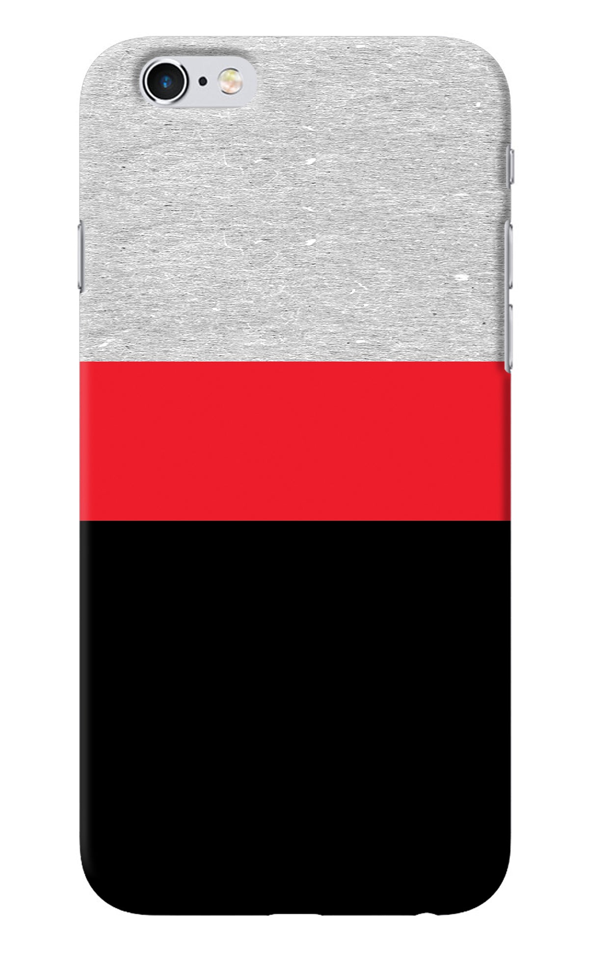 Tri Color Pattern iPhone 6/6s Back Cover