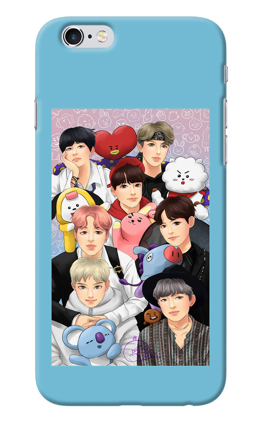 BTS with animals iPhone 6/6s Back Cover
