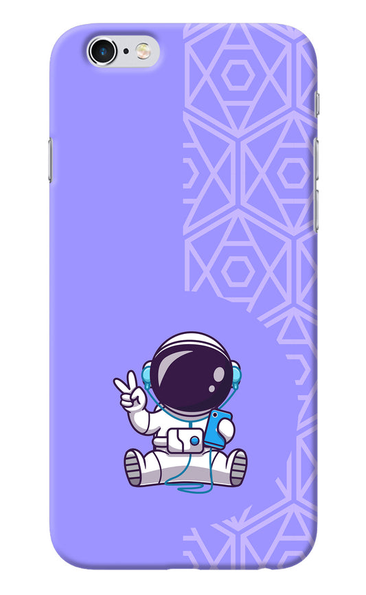 Cute Astronaut Chilling iPhone 6/6s Back Cover