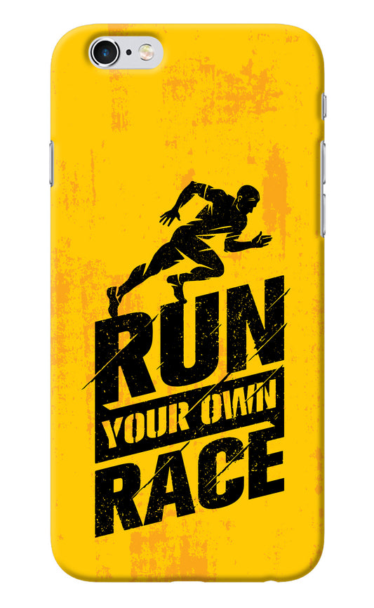 Run Your Own Race iPhone 6/6s Back Cover