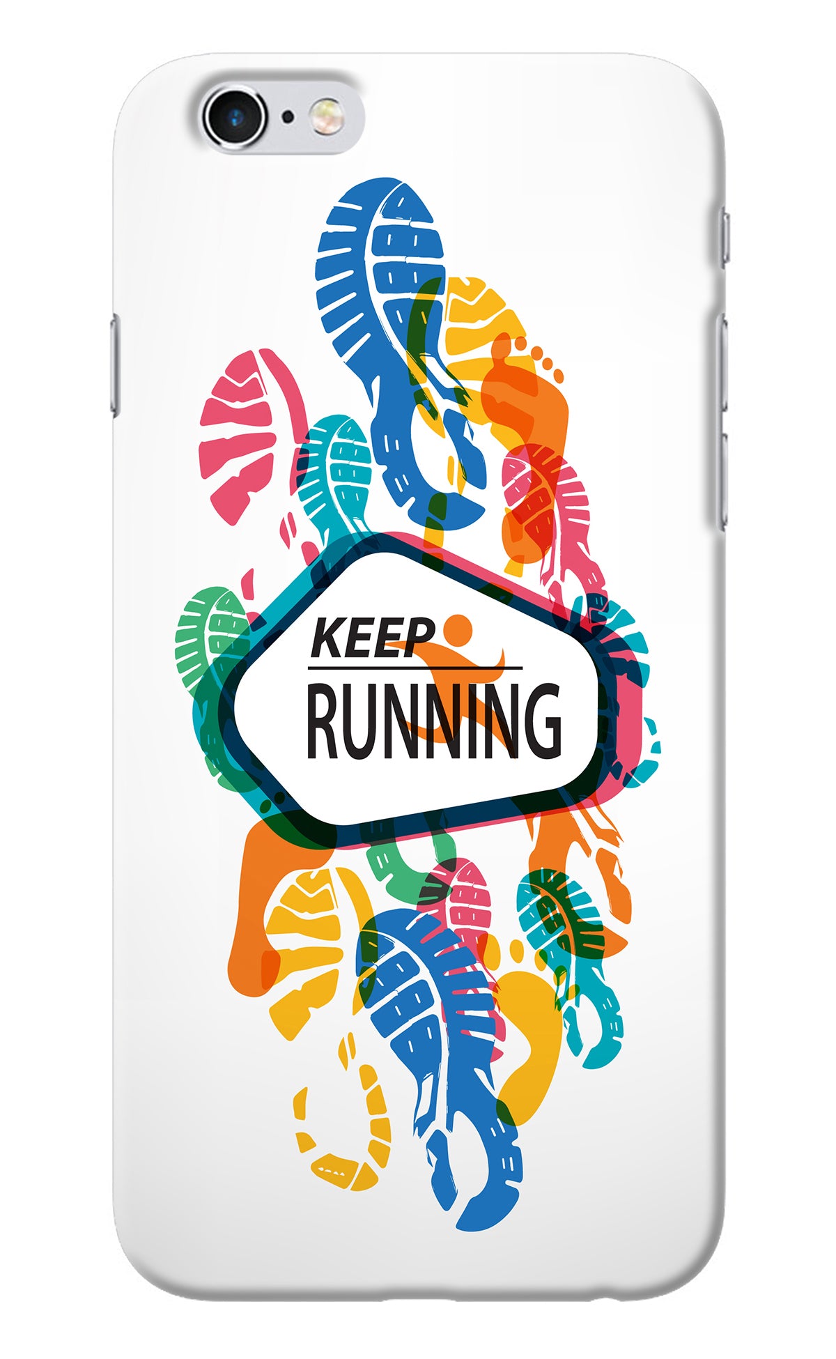 Keep Running iPhone 6/6s Back Cover