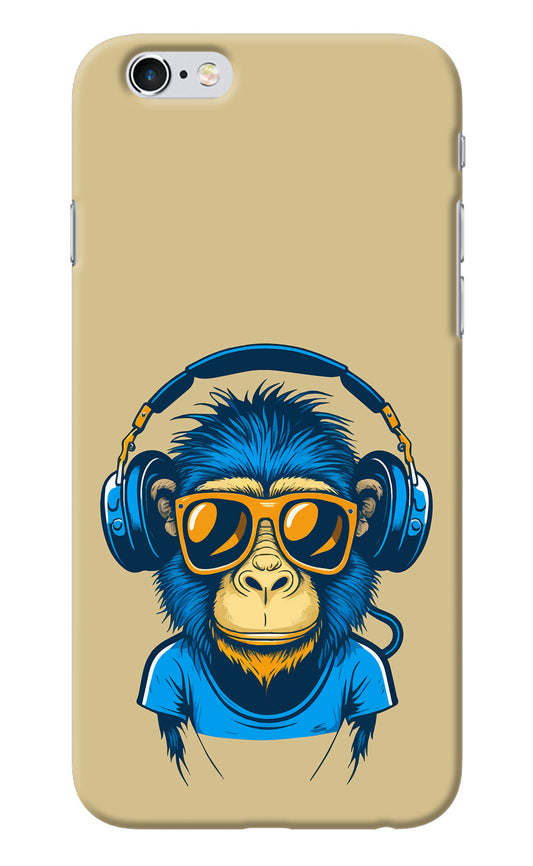Monkey Headphone iPhone 6/6s Back Cover