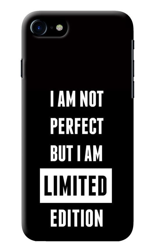 I Am Not Perfect But I Am Limited Edition iPhone 7/7s Back Cover