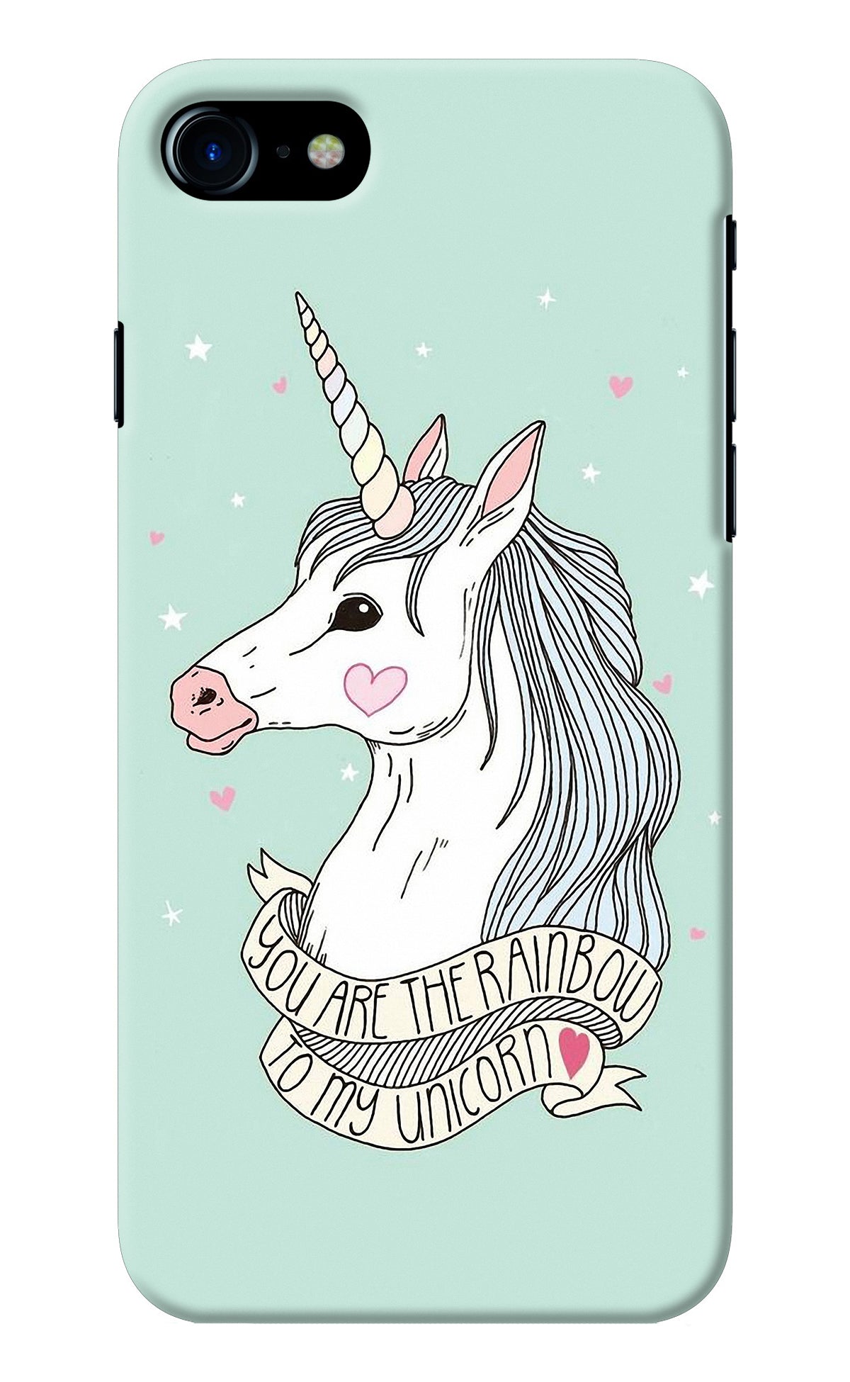Unicorn Wallpaper iPhone 7/7s Back Cover