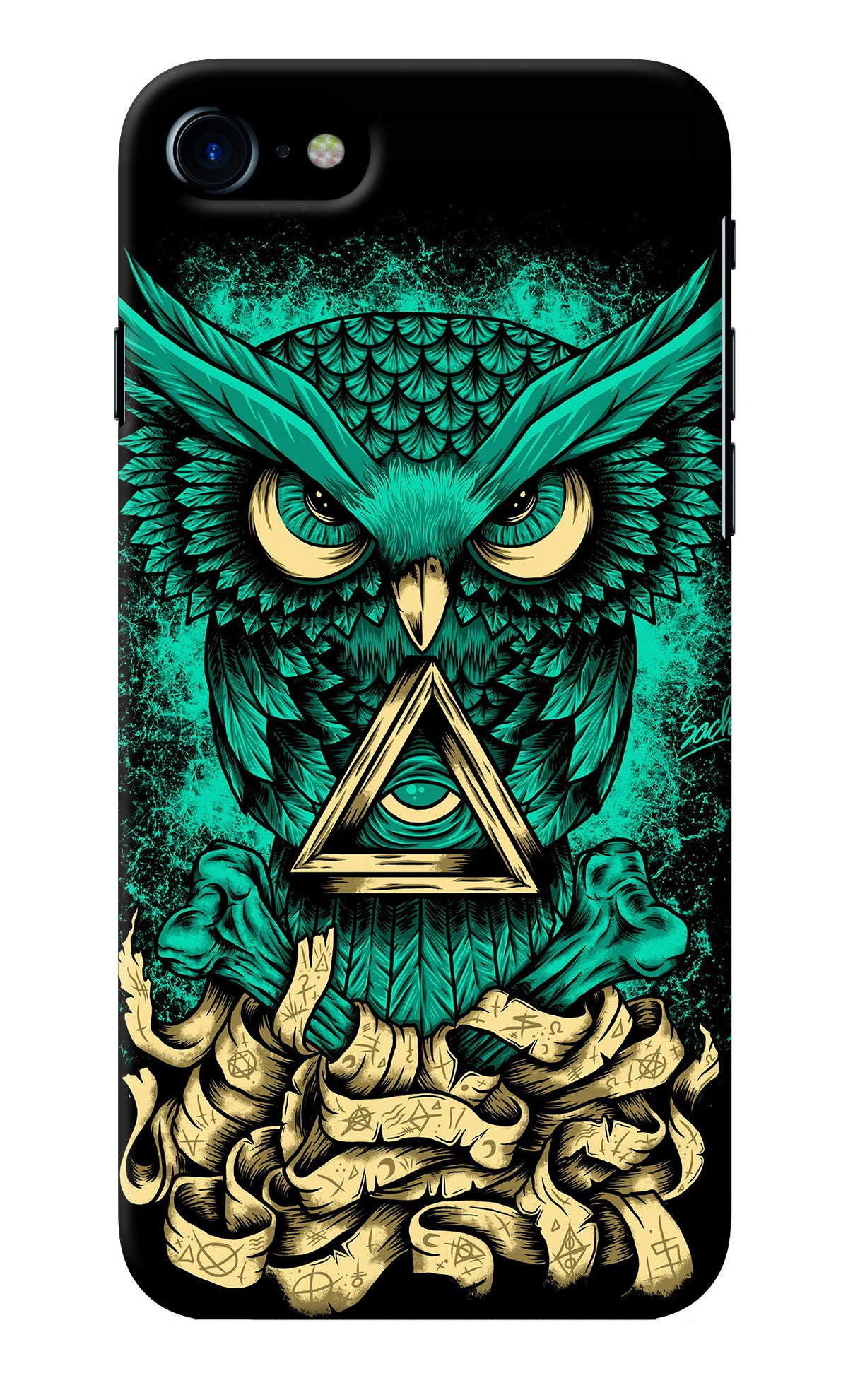 Green Owl iPhone 7/7s Back Cover