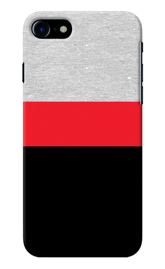 Tri Color Pattern iPhone 7/7s Back Cover