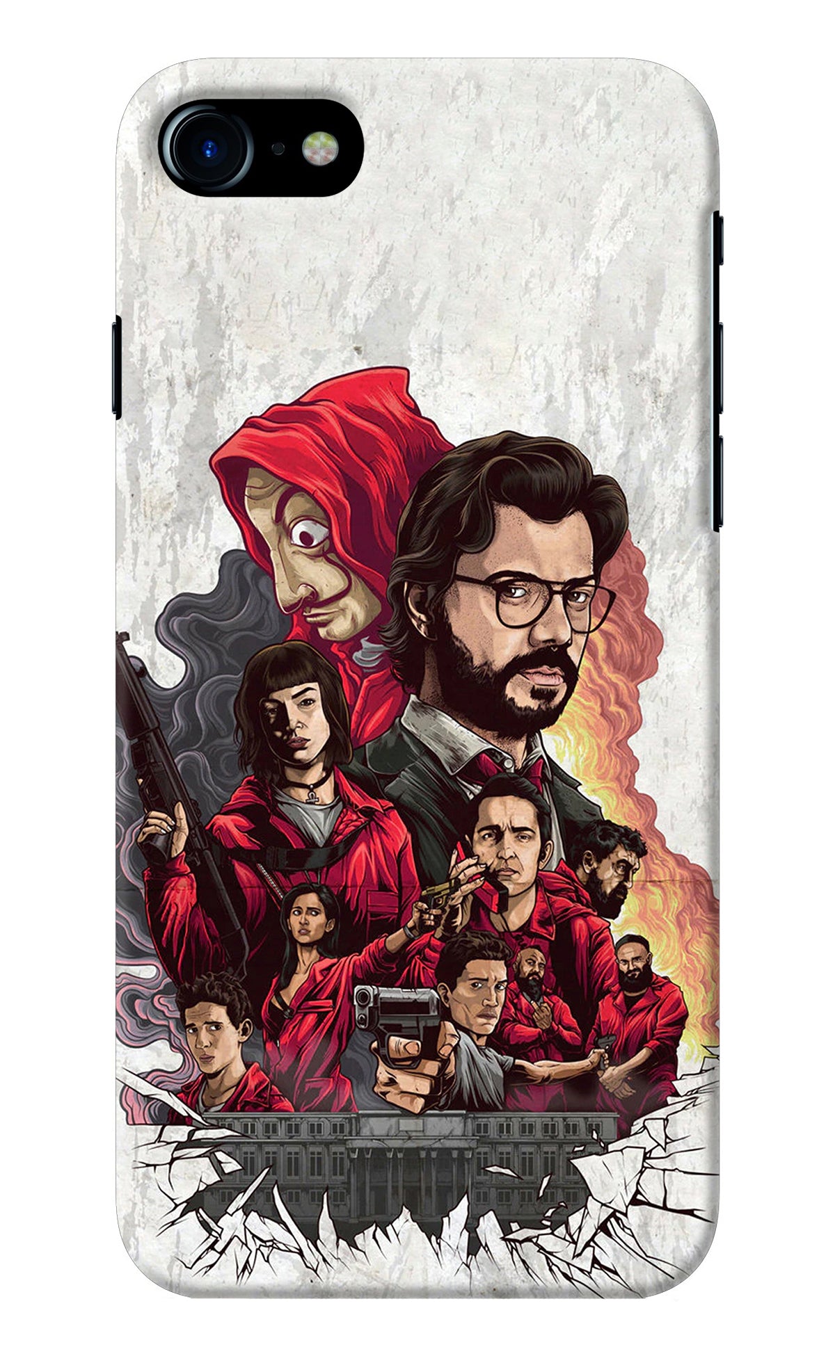 Money Heist Artwork iPhone 7/7s Back Cover