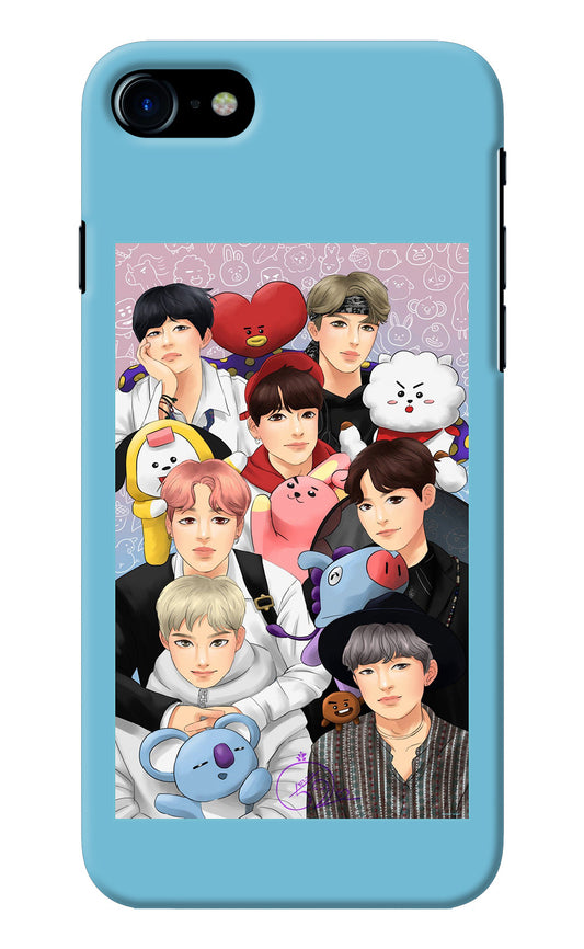 BTS with animals iPhone 7/7s Back Cover