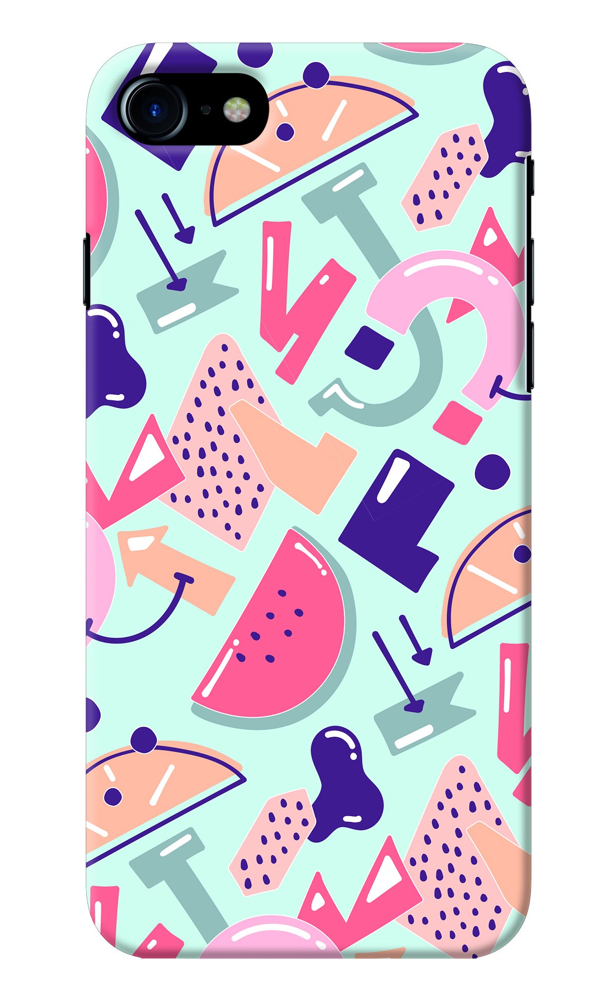 Doodle Pattern iPhone 7/7s Back Cover