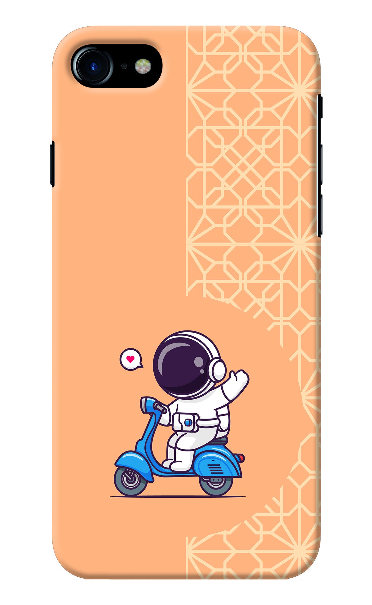 Cute Astronaut Riding iPhone 7/7s Back Cover