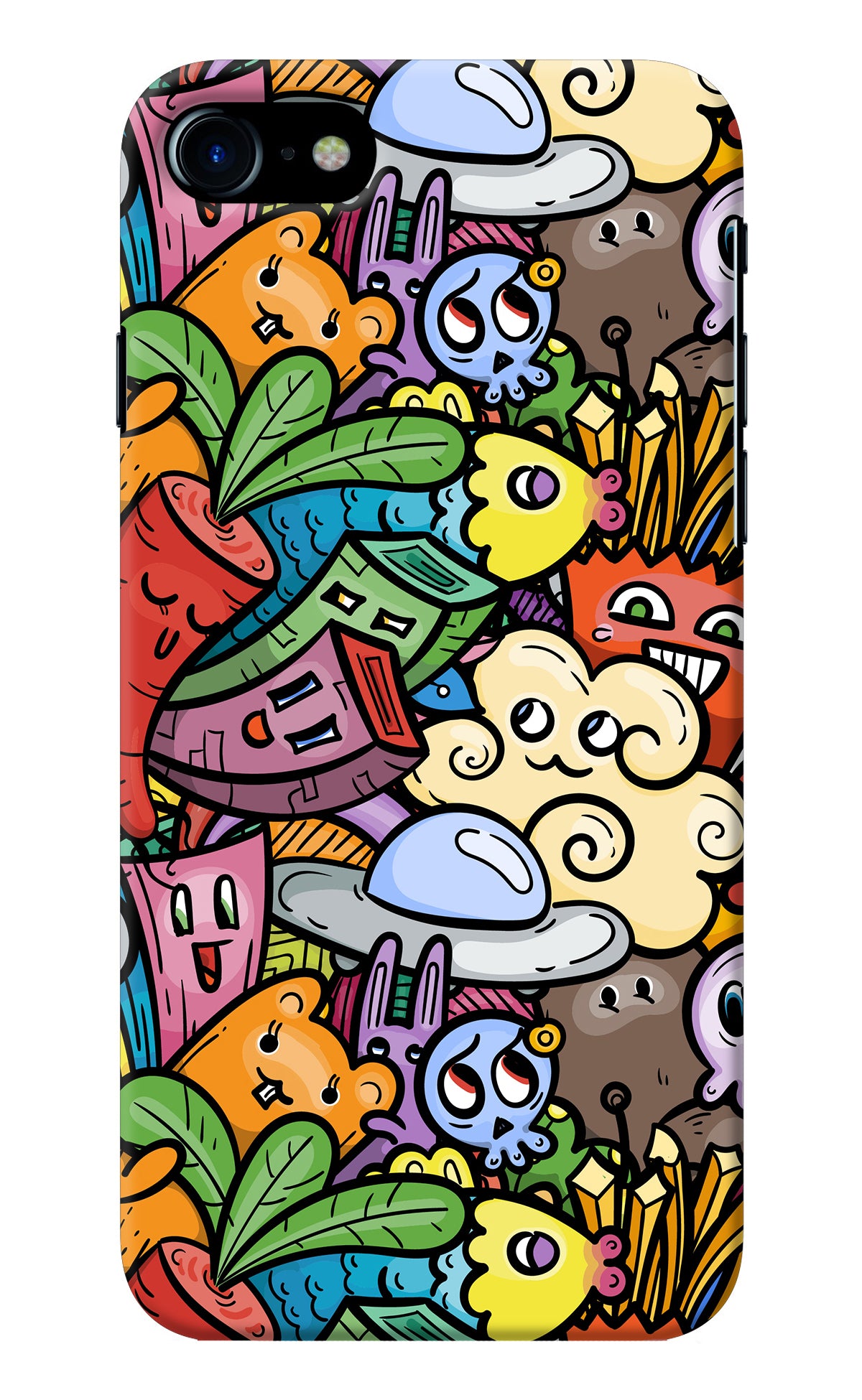 Veggie Doodle iPhone 7/7s Back Cover
