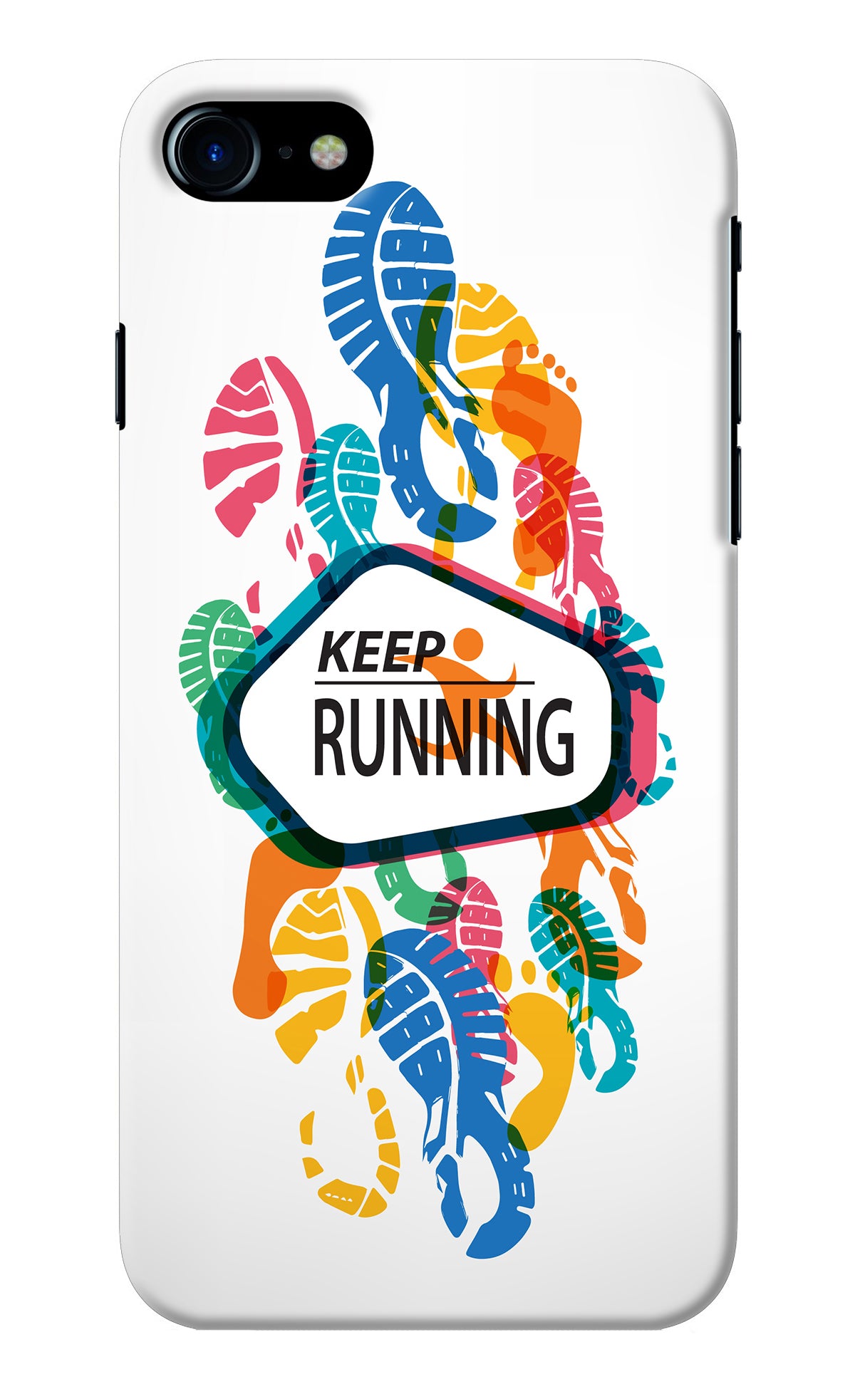 Keep Running iPhone 7/7s Back Cover
