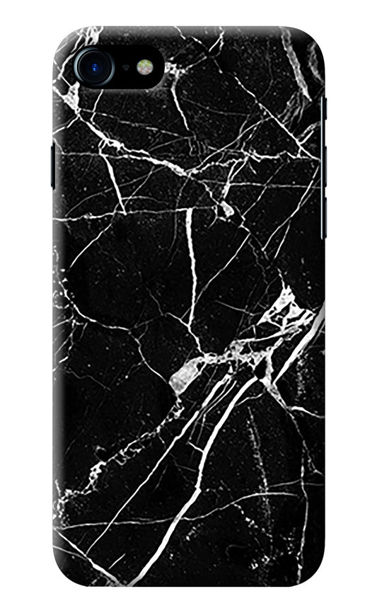 Black Marble Pattern iPhone 8/SE 2020 Back Cover