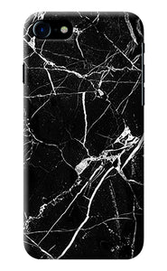 Black Marble Pattern iPhone 8/SE 2020 Back Cover