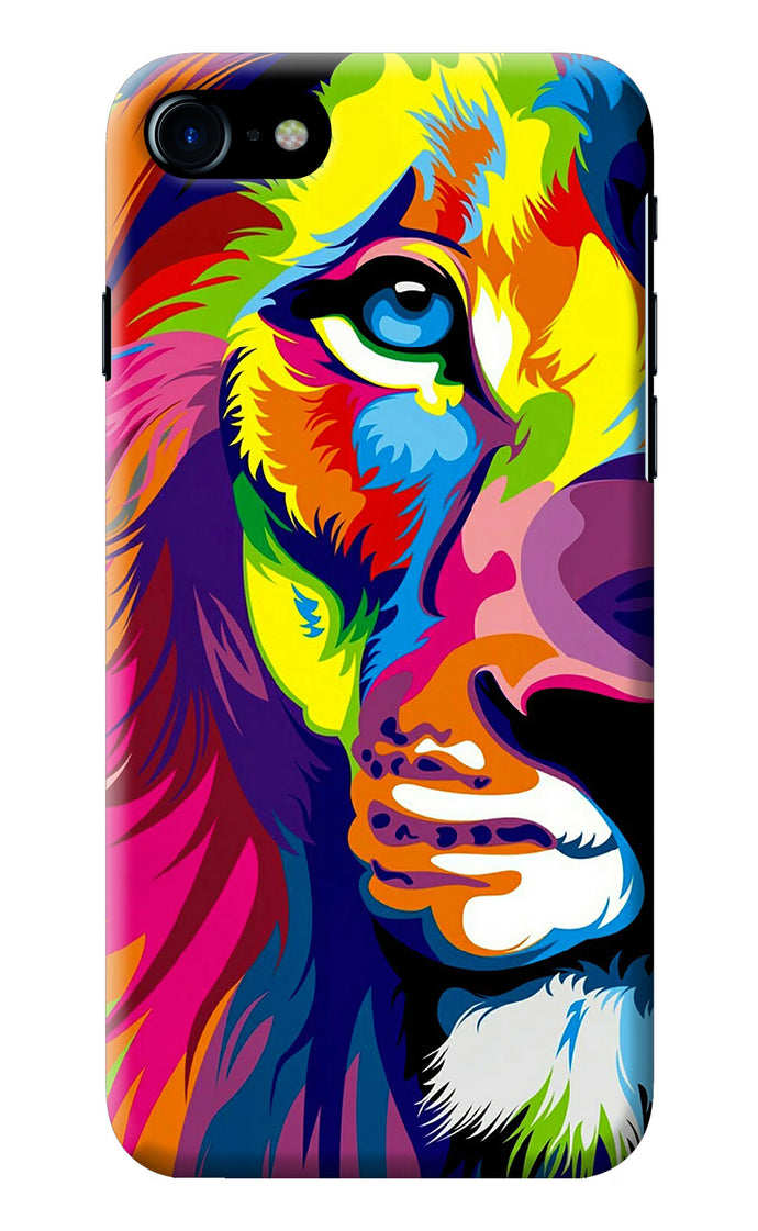 Lion Half Face iPhone 8/SE 2020 Back Cover