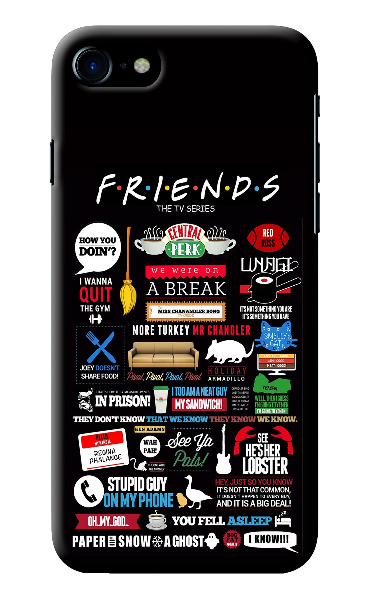 FRIENDS iPhone 8/SE 2020 Back Cover
