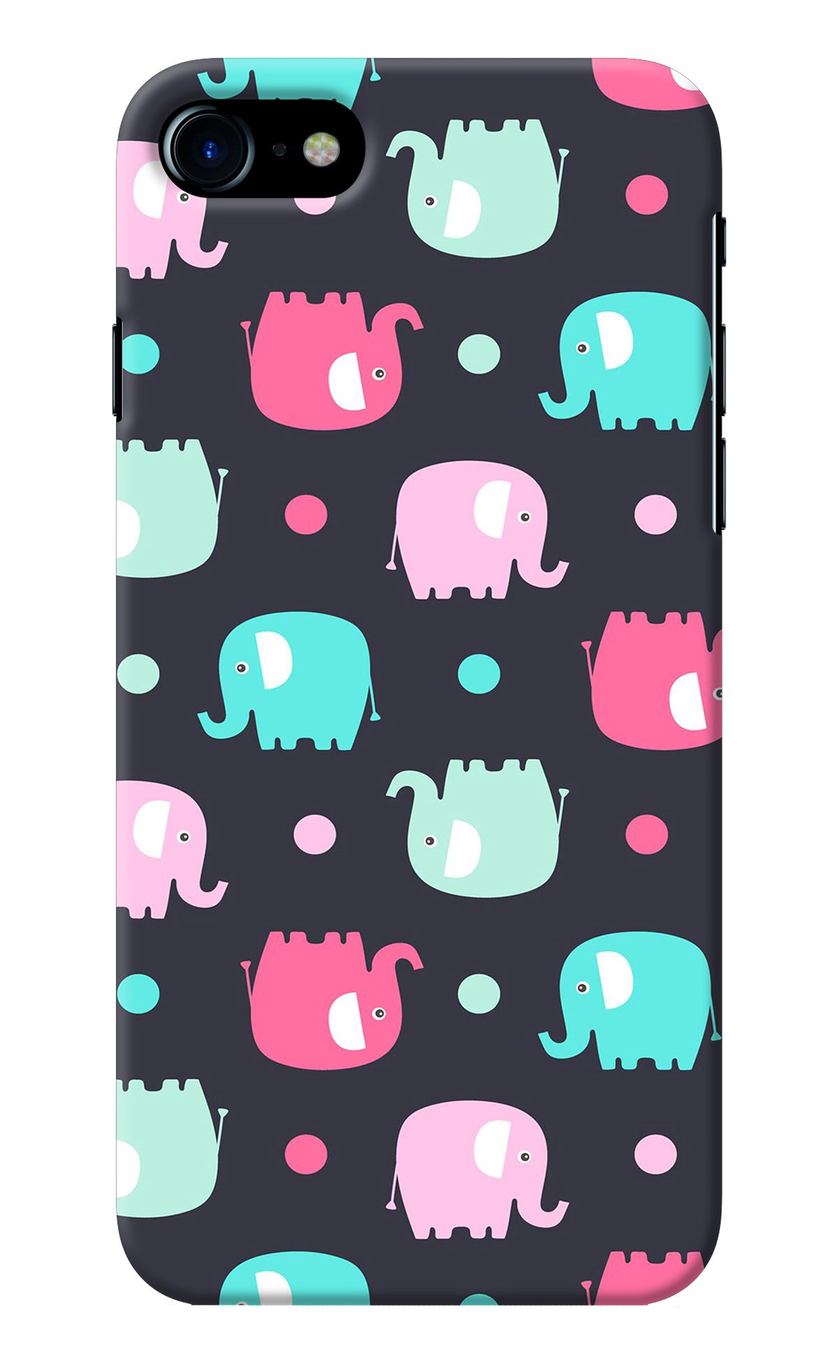 Elephants iPhone 8/SE 2020 Back Cover