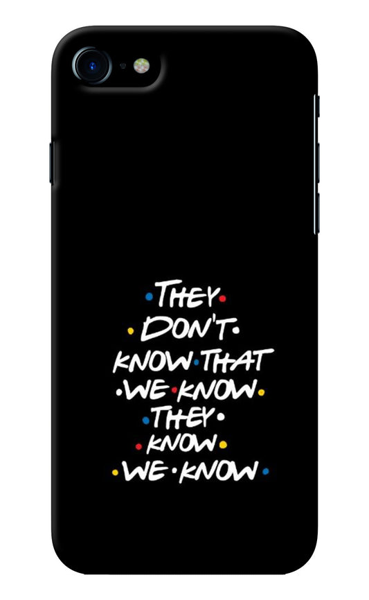 FRIENDS Dialogue iPhone 8/SE 2020 Back Cover