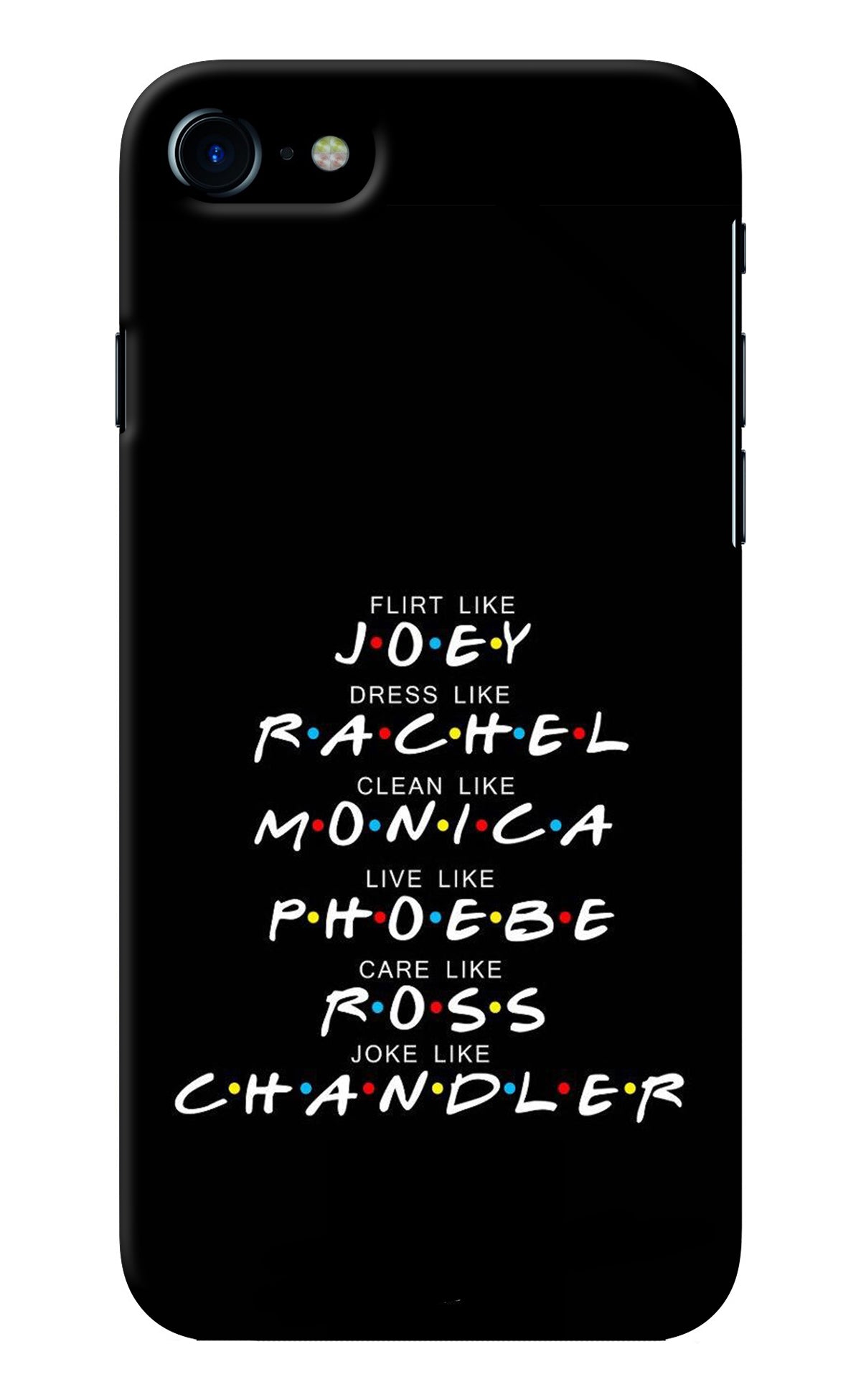 FRIENDS Character iPhone 8/SE 2020 Back Cover