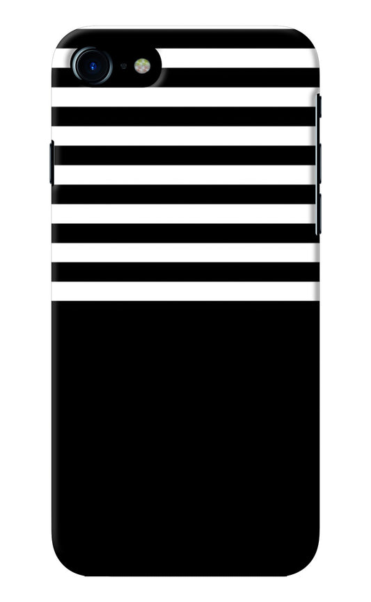 Black and White Print iPhone 8/SE 2020 Back Cover