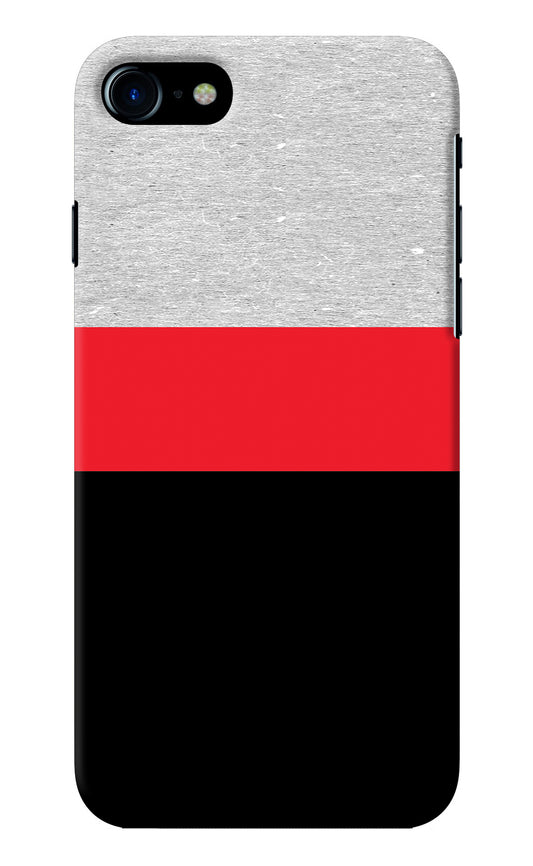 Tri Color Pattern iPhone 8/SE 2020 Back Cover