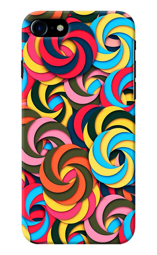 Spiral Pattern iPhone 8/SE 2020 Back Cover