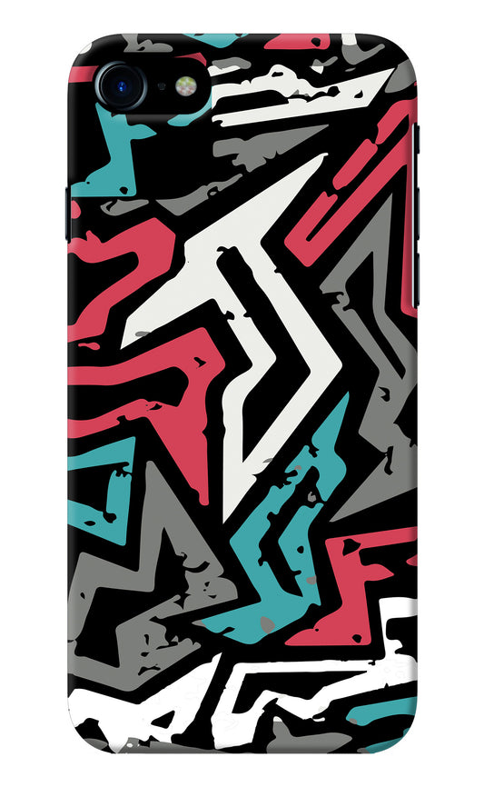Geometric Graffiti iPhone 8/SE 2020 Back Cover