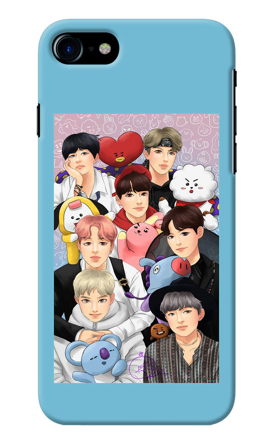 BTS with animals iPhone 8/SE 2020 Back Cover