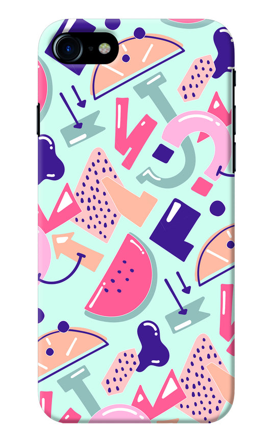 Doodle Pattern iPhone 8/SE 2020 Back Cover