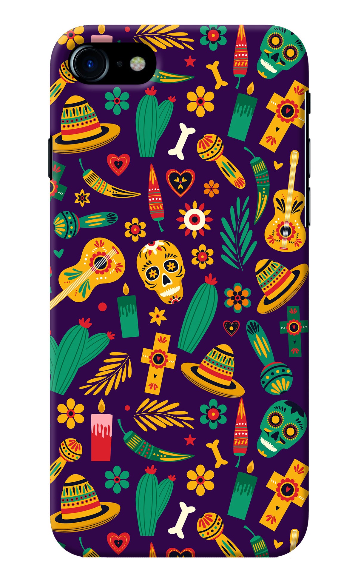 Mexican Artwork iPhone 8/SE 2020 Back Cover