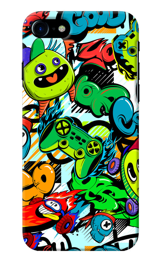 Game Doodle iPhone 8/SE 2020 Back Cover