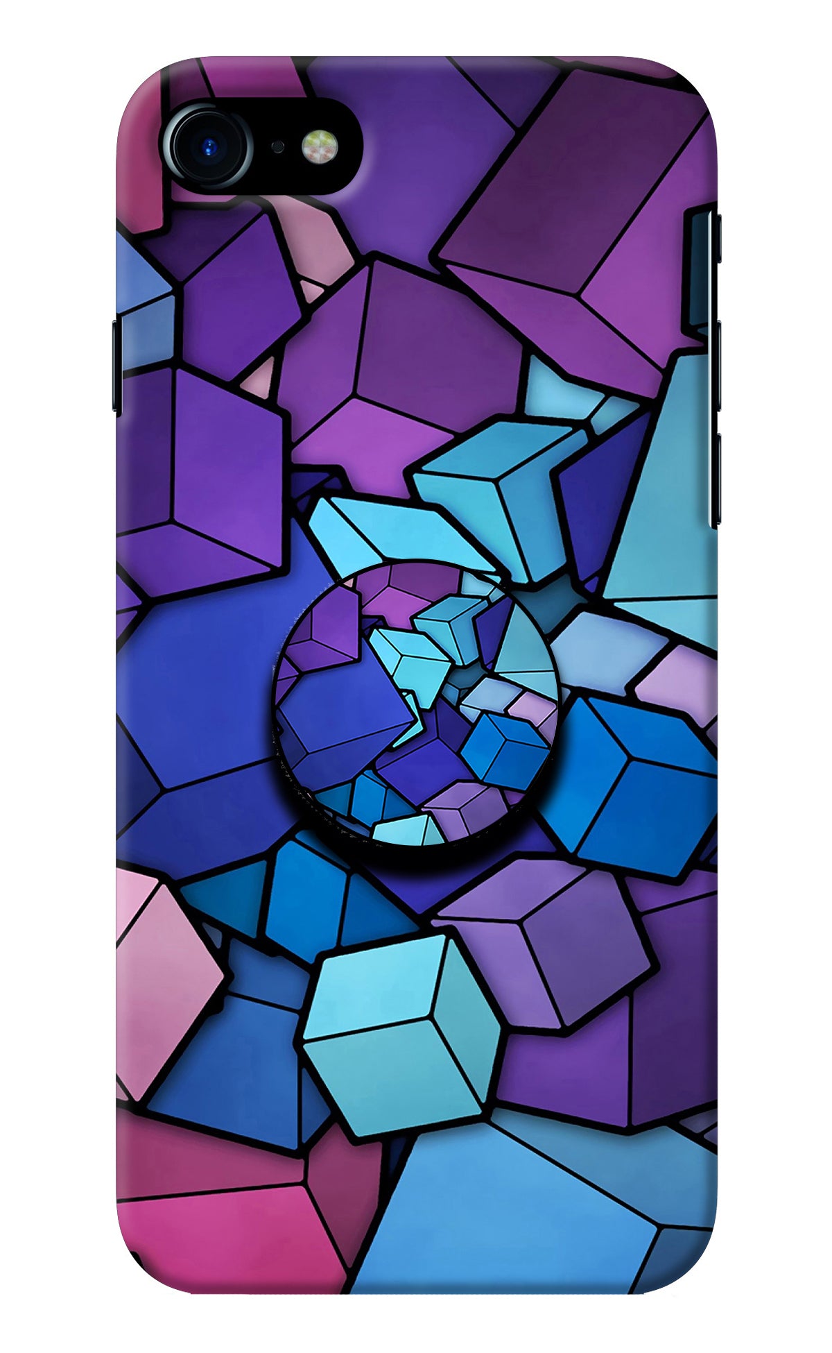 Cubic Abstract iPhone 8/SE 2020 Pop Case