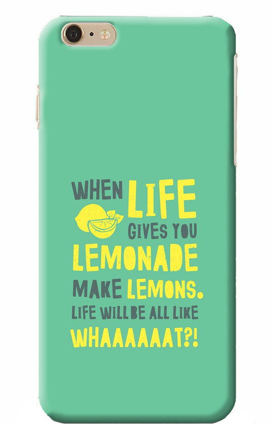 Quote iPhone 6 Plus/6s Plus Back Cover