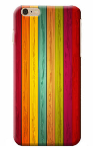 Multicolor Wooden iPhone 6 Plus/6s Plus Back Cover