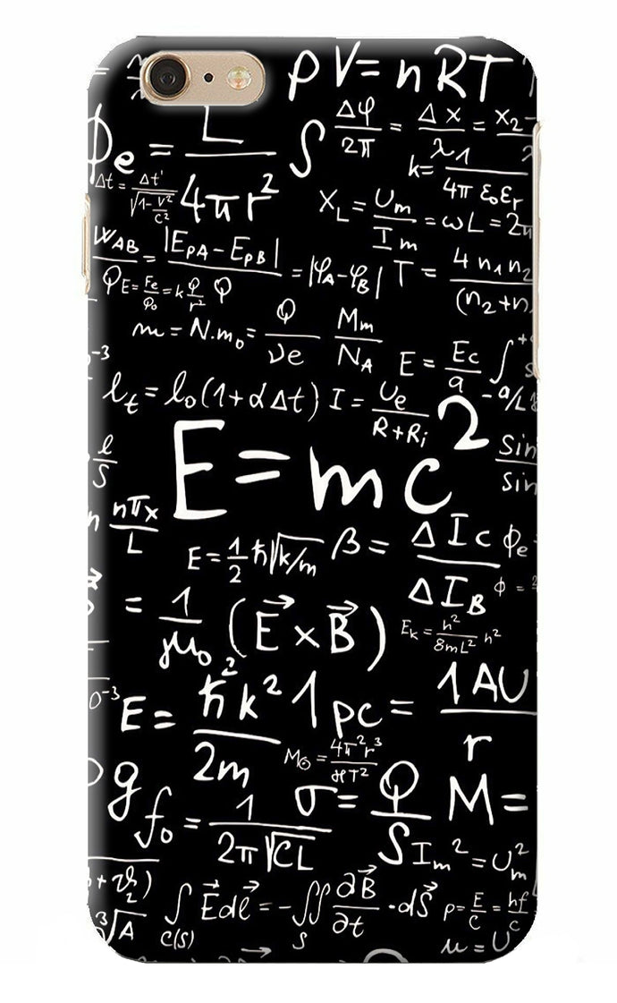 Physics Albert Einstein Formula iPhone 6 Plus/6s Plus Back Cover