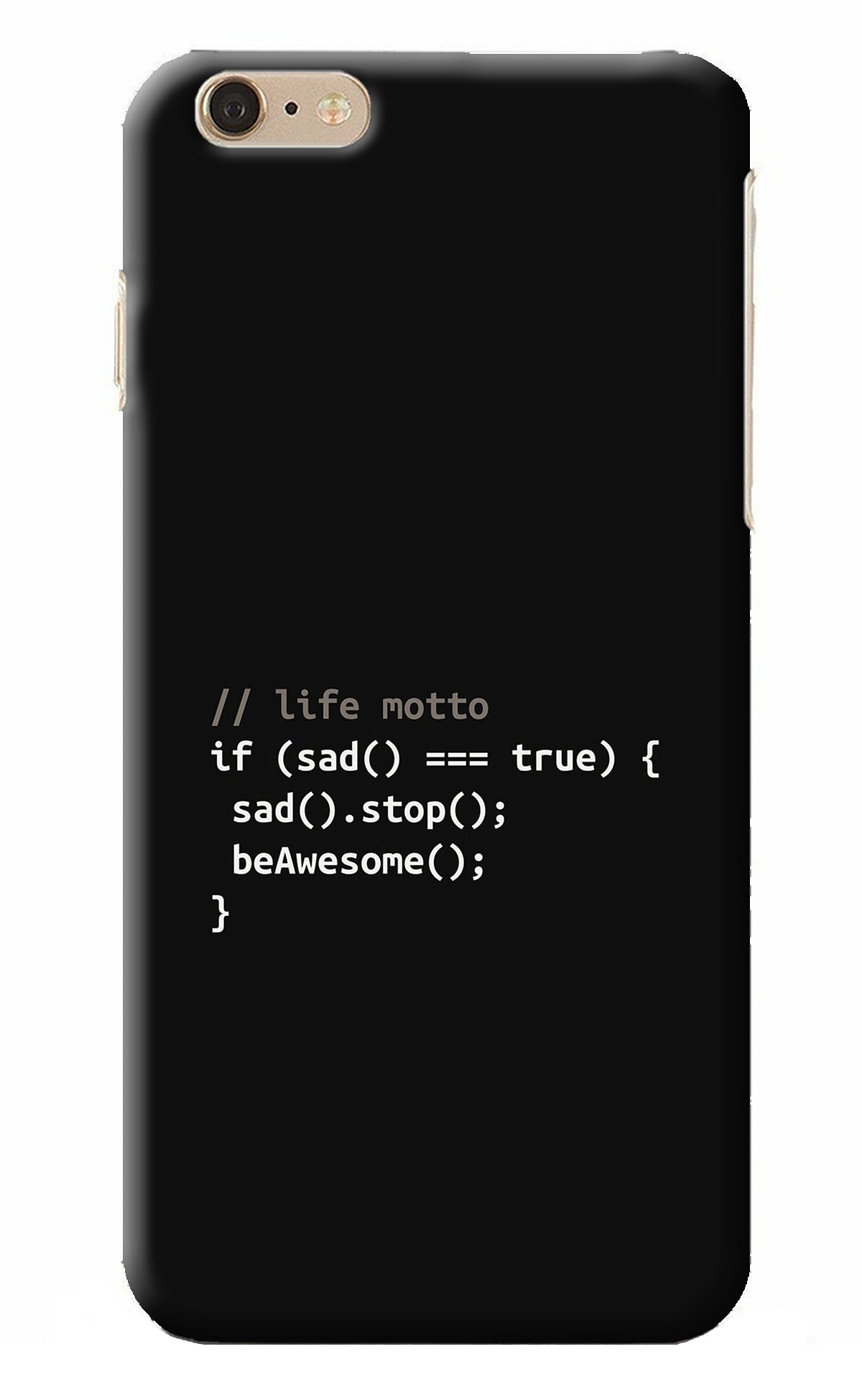 Life Motto Code iPhone 6 Plus/6s Plus Back Cover
