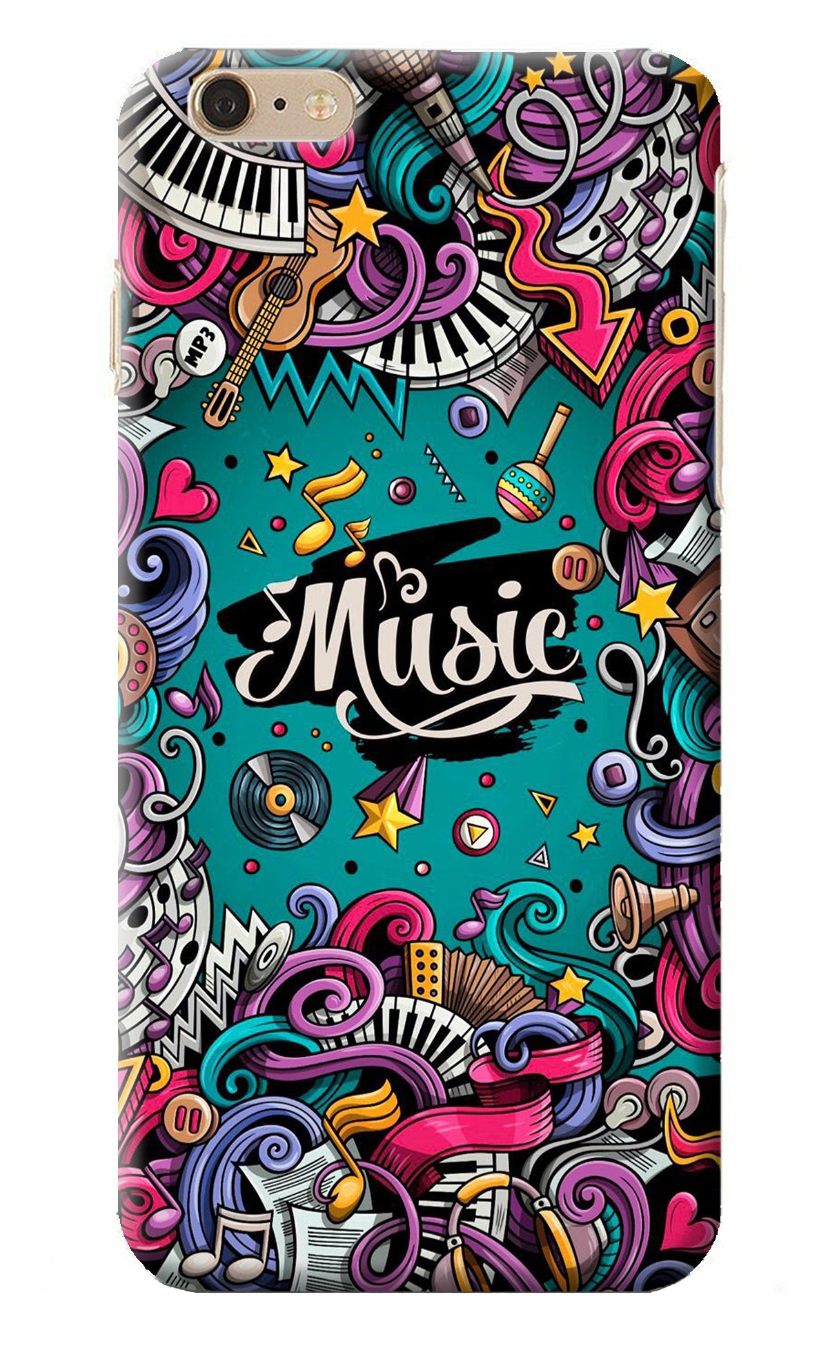 Music Graffiti iPhone 6 Plus/6s Plus Back Cover