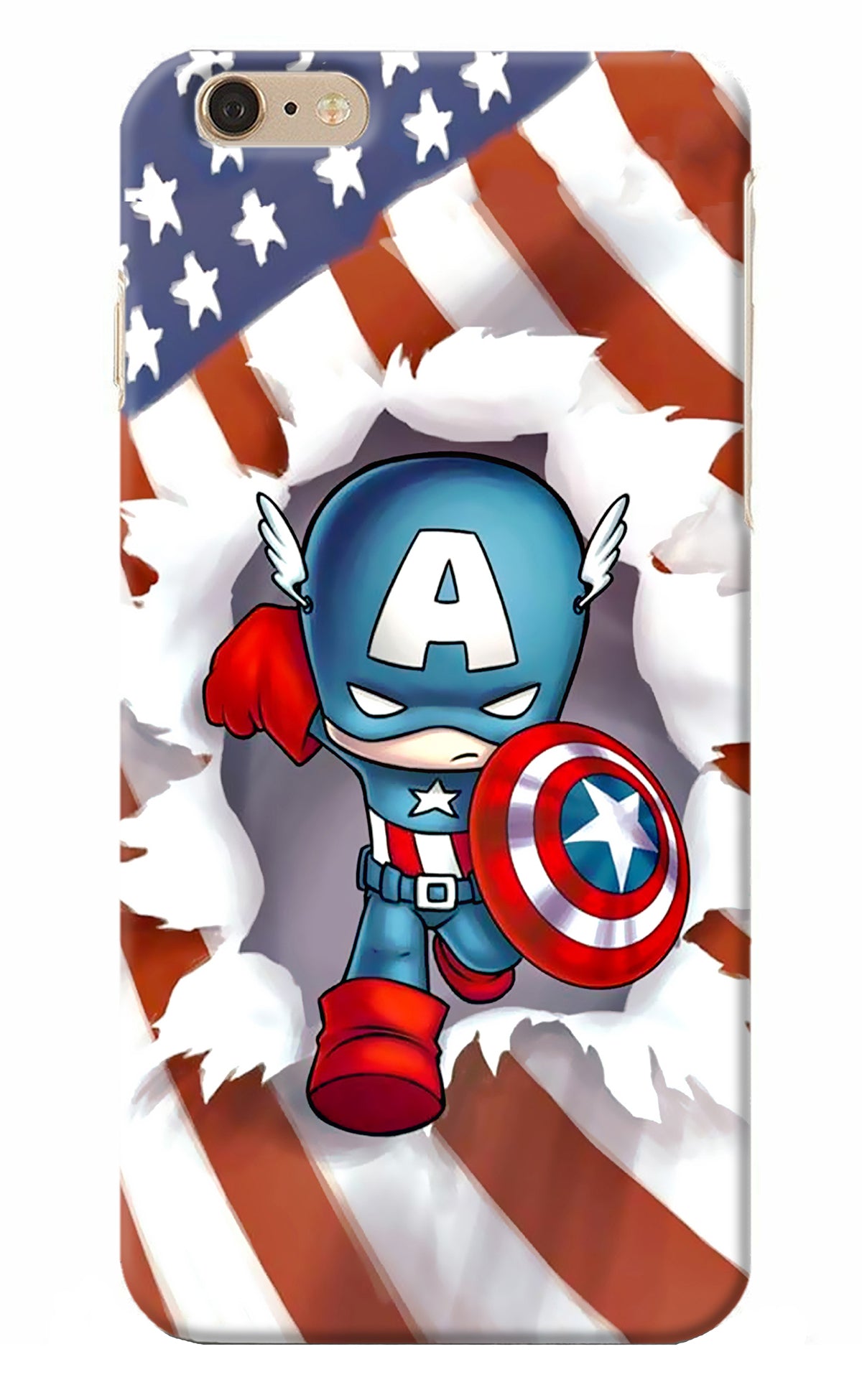 Captain America iPhone 6 Plus/6s Plus Back Cover