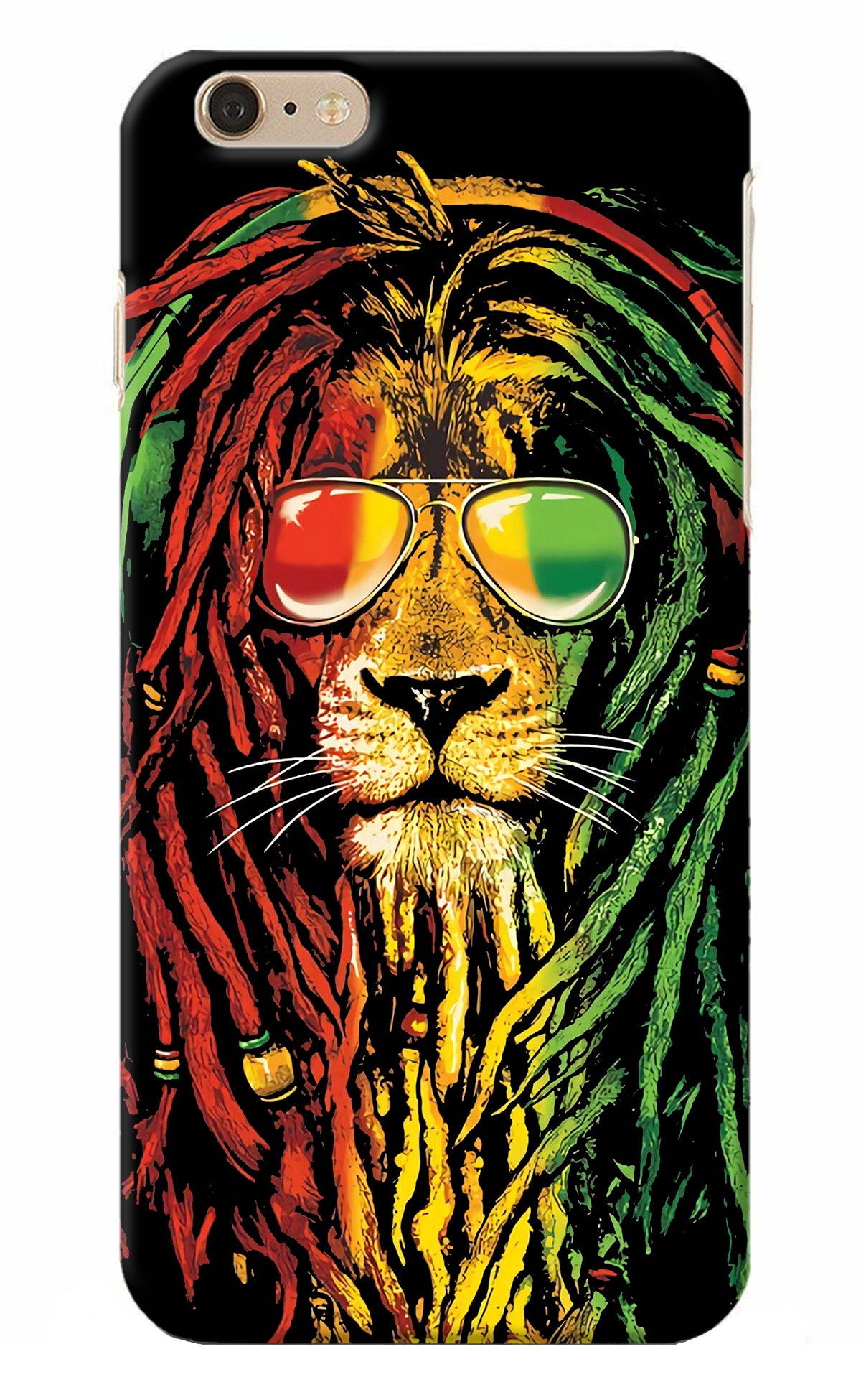 Rasta Lion iPhone 6 Plus/6s Plus Back Cover