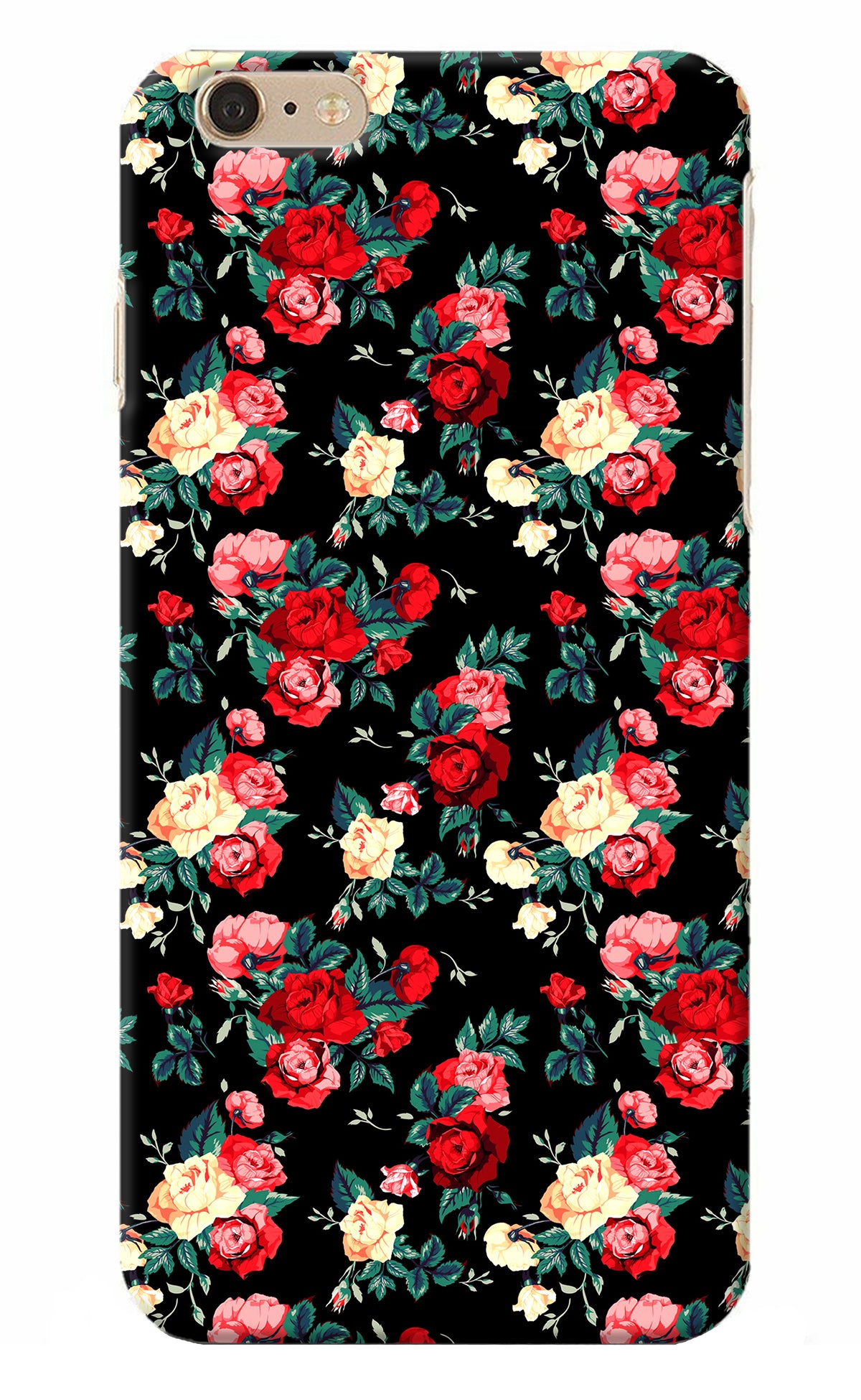 Rose Pattern iPhone 6 Plus/6s Plus Back Cover