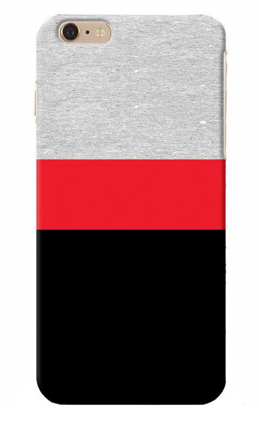 Tri Color Pattern iPhone 6 Plus/6s Plus Back Cover