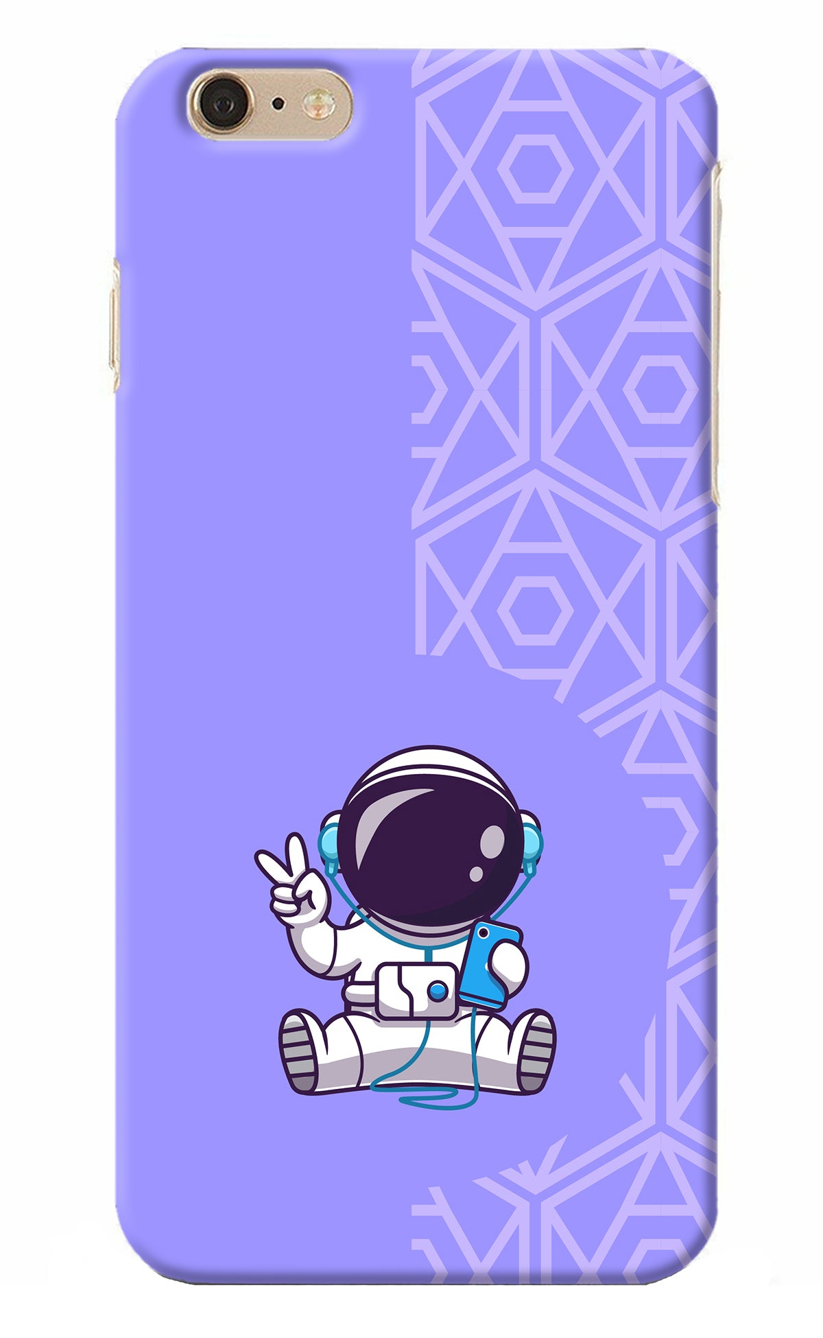 Cute Astronaut Chilling iPhone 6 Plus/6s Plus Back Cover