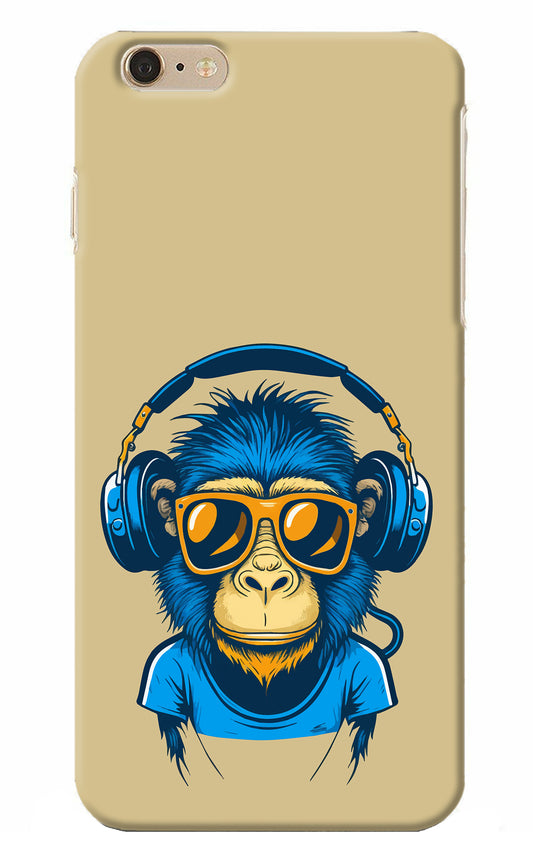 Monkey Headphone iPhone 6 Plus/6s Plus Back Cover