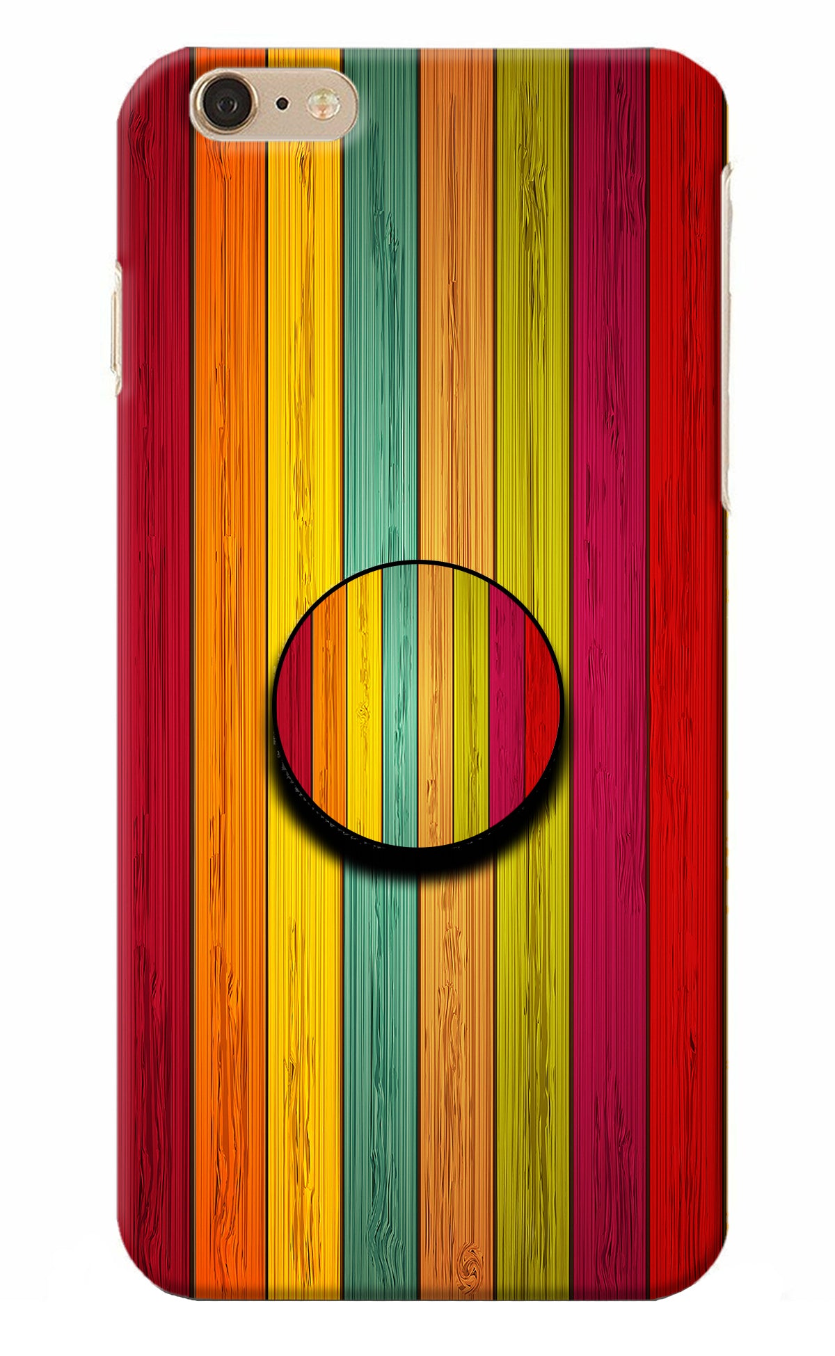 Multicolor Wooden iPhone 6 Plus/6s Plus Pop Case