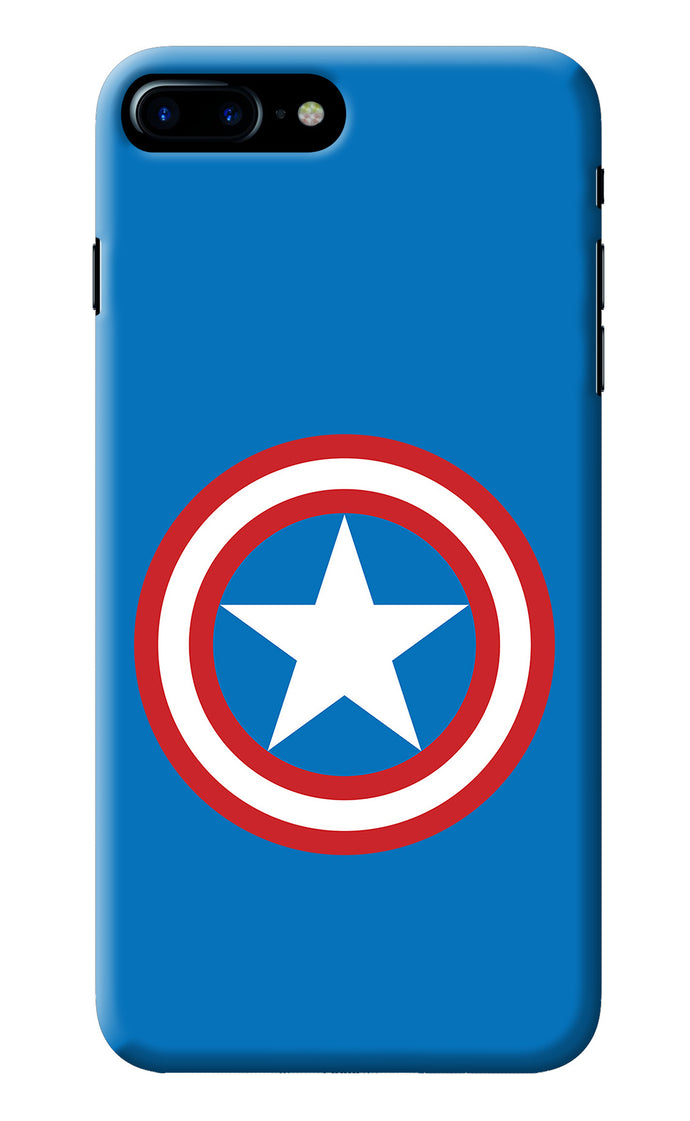 Captain America Logo iPhone 7 Plus Back Cover