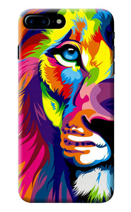 Lion Half Face iPhone 7 Plus Back Cover