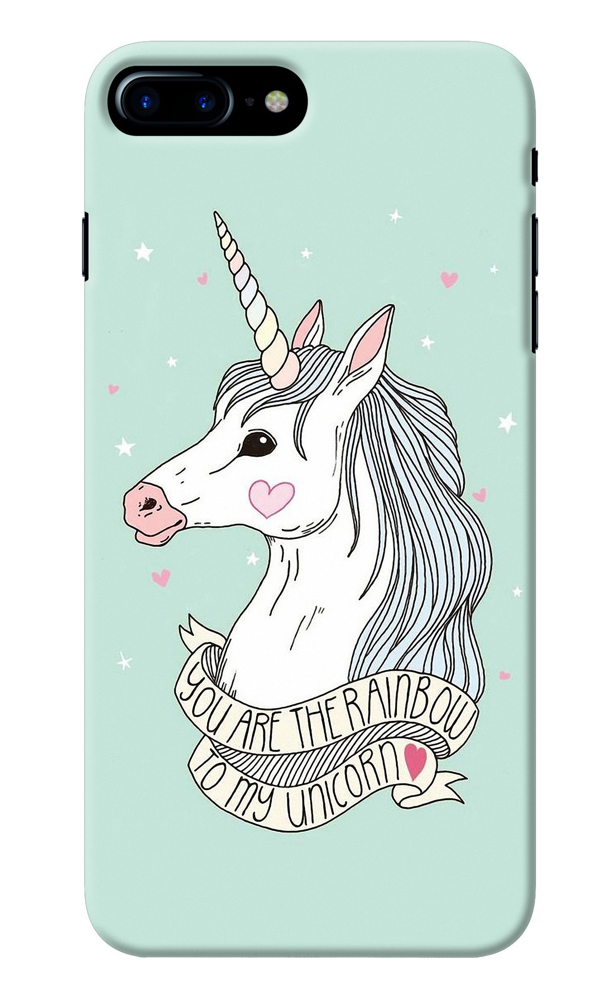 Unicorn Wallpaper iPhone 7 Plus Back Cover
