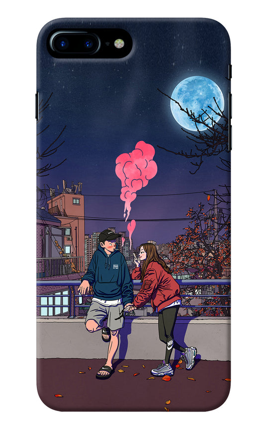 Chilling Couple iPhone 7 Plus Back Cover